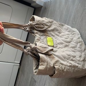 MARC JACOBS NYLON TOTE TAUPE TAN KHAKI EUC